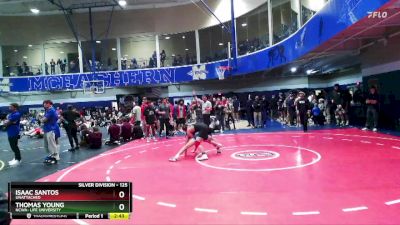 125 lbs Champ. Round 2 - Thomas Young, NCWA- Life University vs Isaac Santos, Unattached