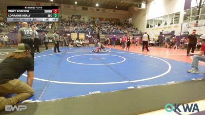 70 lbs Consi Of 4 - Emily Robison, Skiatook Youth Wrestling vs Lorraine Nealy, Berryhill Wrestling Club