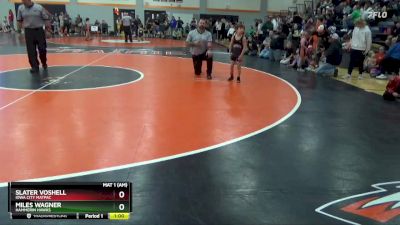 Cons. Round 1 - Slater Voshell, Iowa City MatPac vs Miles Wagner, Hammerin Hawks