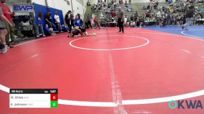 92 lbs Rr Rnd 5 - Mekko Stites, Berryhill Wrestling Club vs Korbyn Johnson, Checotah Matcats