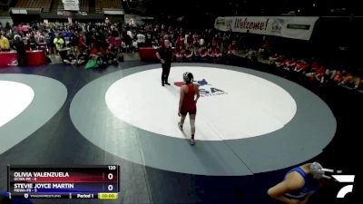 120 lbs Round 4 (16 Team) - Hailey Laabs, OCWA-FR vs Taryn Pak, MDWA-FR