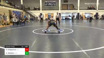 152 lbs Quarterfinal - Dom D'Agostino, Interboro vs Kordell Waiters, Emmaus