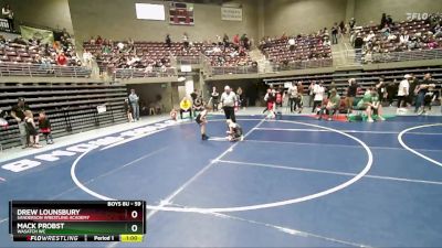 59 lbs Quarterfinal - Drew Lounsbury, Sanderson Wrestling Academy vs Mack Probst, Wasatch WC