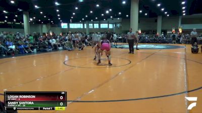 150 lbs Round 5 (6 Team) - Sandy Santora, Guerilla WC vs Logan Robinson, MF Army