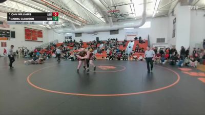 285 lbs 3rd Place Match - John Williams, Huntley Project (Worden) vs Daniel Clawson, Riverton