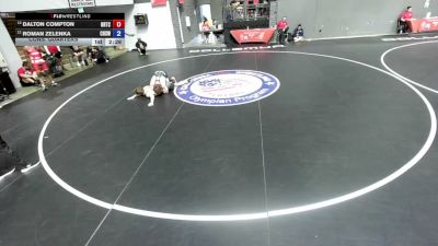 150 lbs Cons. Quarters - Dalton Compton, Baton Rouge Training Center vs Roman Zelenka, Carlsbad High School Wrestling