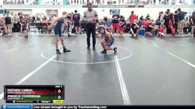 84-88 lbs Round 1 - Mathew Cabral, Eagles Wrestling Club vs Perseus Cooperman, Unattached