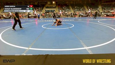 95 lbs Consi Of 16 #1 - Aiden Garcia, Rough House vs Oakley Blankenship, Prodigy Elite Wrestling