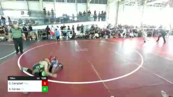 78 lbs Semifinal - Oscar Campbell, Trojan Jr Wrestling vs Aydann Correa, TUF California Wr Ac