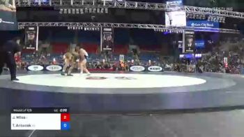 145 lbs Round Of 128 - Jack Milos, Illinois vs Tyler Antoniak, Nebraska