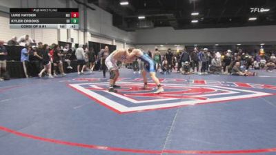 175 lbs Consi Of 8 #1 - Luke Hayden, MO vs Kyler Crooks, OH