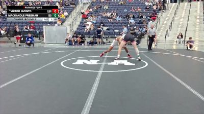 157 lbs Champ. Round 2 - Victor Jacinto, Life University vs Mackandle Freeman, University Of Rio Grande