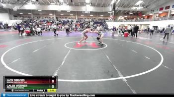 197 lbs Cons. Round 6 - Caleb Werner, Providence (Mont.) vs Jack Servies, Marian University (IN)