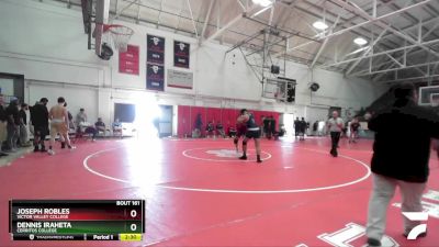 197 lbs Cons. Round 1 - Joseph Robles, Victor Valley College vs Dennis Iraheta, Cerritos College