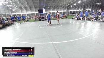 157 lbs Semis & 1st Wrestleback (8 Team) - Leandro Larranaga, South Carolina vs Warren Ritter, Minnesota Red