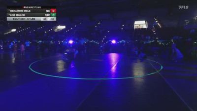 47 lbs Cons. Quarters - Benjamin Mele, Peak Wrestling Club vs Leo Miller, Payson Lions Wrestling Club