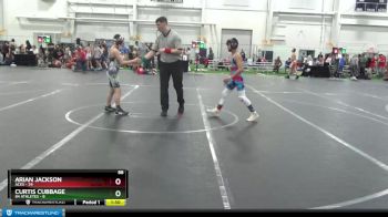88 lbs Finals (2 Team) - Curtis Cubbage, 84 Athletes vs Arian Jackson, ACES