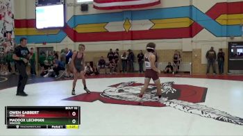 106 lbs Champ. Round 1 - Maddox Lechman, Windsor vs Owen Gabbert, Wellington