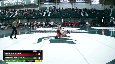 141 lbs Quarterfinal - Brock Bobzien, Wisconsin vs Gabriel Bouyssou, Spartan Combat RTC