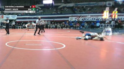 144 lbs Placement (16 Team) - Emmett Wolfe, McGuffey vs Cam Bonilla-manning, Colonial Forge