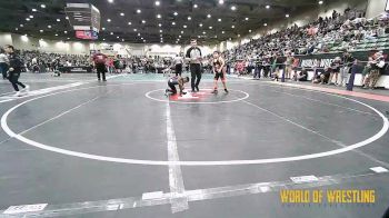 85 lbs Consi Of 16 #2 - Ivan Correa, Warriors Of Christ WOC vs Tevin Smith, Sherman Challengers
