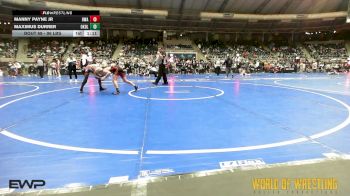 96 lbs Round Of 16 - Manny Payne Jr, HURRICANE WRESTLING ACADEMY vs Maximus Durrer, Oakdale