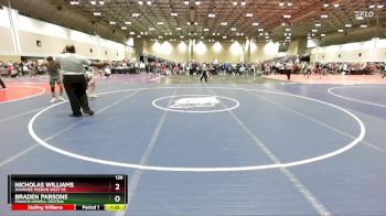 126 lbs Champ. Round 1 - Nicholas Williams, Shawnee Mission West HS vs Braden Parsons, Francis Howell Central