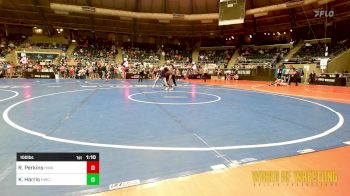 100 lbs Round Of 32 - Raeya Perkins, HURRICANE WRESTLING ACADEMY vs Kenley Harris, Hawks WC Lincoln