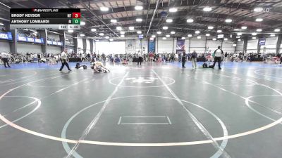 145 lbs Round Of 128 - Brody Keysor, MT vs Anthony Lombardi, RI