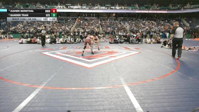 7A 106 lbs 1st Place Match - Xavier Bernthal, New Bern vs Sander Tran, South Central