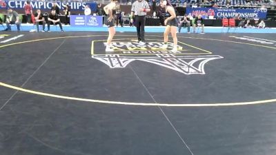 Girls-140 lbs Semifinal - Alexis Lazar, Brighton (Girls) vs Evangeline Coutu, Plainwell (Girls)