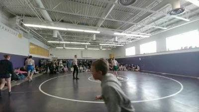 98 lbs Champ. Round 1 - Jace Scott, Riverton Middle School vs Dominic Huhnke, Lander Middle School