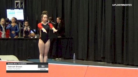 Hannah Brown - Double Mini Trampoline, Shasta Trampoline - 2019 Elite Canada T and G