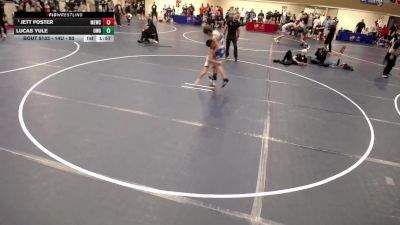 14U - 84 lbs Quarters - Jett Foster, MN Elite Wrestling Club vs Lucas Yule, Owatonna Wrestling Association