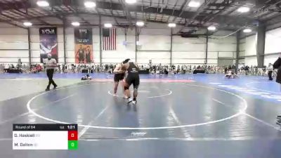 220 lbs Round Of 64 - Dylan Haskiell, WV vs Malik Dalton, NC