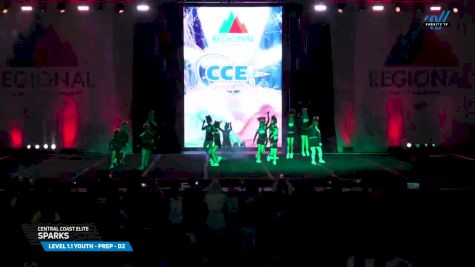 Central Coast Elite - SPARKS [2025 L1.1 Youth - PREP - D2 Day 1] 2025 The West Regional Summit & The Recreational Summit