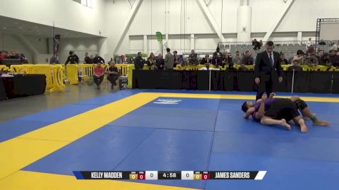 JAMES SANDERS vs KELLY MADDEN 2024 World IBJJF Jiu-Jitsu No-Gi Championship