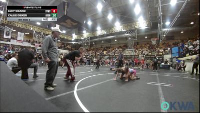 83 lbs Rr Rnd 4 - Ryker Williams, Harrah Little League Wrestling vs Grayson Penrod, Little Axe Takedown Club