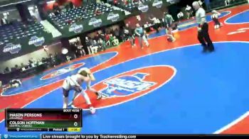 4 lbs Quarterfinal - Colson Hoffman, Central-Carroll vs Mason Persons, Columbus