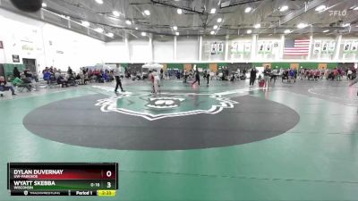 125 lbs Cons. Round 2 - Wyatt Skebba, Wisconsin vs Dylan Duvernay, UW-Parkside