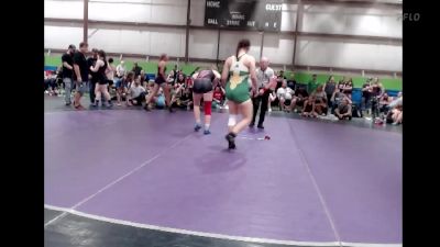 152 lbs Semis & 1st Wrestleback (8 Team) - Aliyah Whaley, Mayhem WC Black vs Caylin Johnson, Midwest Mat Catz