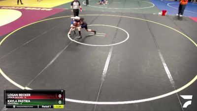 95 lbs Finals (8 Team) - Kayla Pastika, Owatonna vs Logan Becker, LPGE/B Wolves