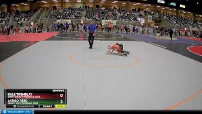 63 lbs Semifinal - Kale Tremblay, Grant County Wrestling Club vs Latigo Reed, Legacy Elite Wrestling Club