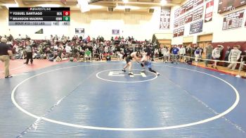 132 lbs Consolation - Yosuel Santiago, Rockville vs Brandon Madera, Notre Dame-West Haven