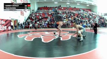 144 lbs Semifinal - Garrett Crowley, Berea-Midpark vs Talen Blogna, Cle. St. Ignatus