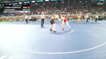 D2-165 lbs Cons. Round 1 - Garrett Marentette, Huron HS (New Boston) vs Jayce Curtis, Thornapple Kellogg HS