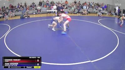 138 lbs Cons. Round 2 - Chance Yancey, COWA vs Ivan Wagner, Newport Mat Club