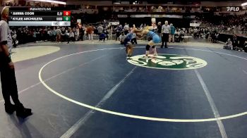 Girls 145 lbs Cons. Semi - Jianna Coon, Cleveland vs Kylee Archuleta, Goddard