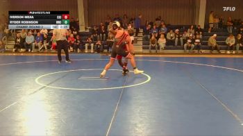 157 lbs Champ. Round 2 - Ryder Robinson, Western Wyoming College vs Iverson Mejia, Chadron State