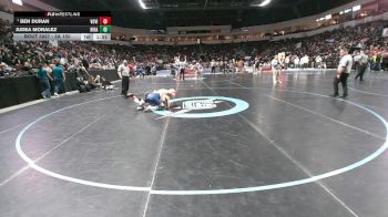 5A 150 lbs Champ. Round 1 - Ben Duran, Volcano Vista vs Judea Moralez, Rio Rancho